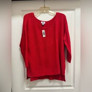 Old Navy Vibrant Red Sweater
